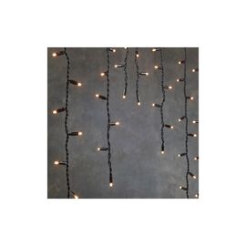 Гирлянда Luca Lighting соединительная Бахрома черная 3х0.4 м теплый белый (8711473283587)