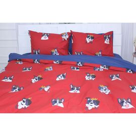 Постельное белье MirSon Бязь Ranforce Elite 17-0568 Kings of dogs 143х210х2 (2200004682051)