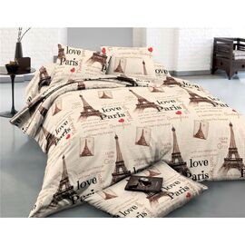 Постельное белье MirSon Сатин 22-1291 Paris Евро (2200003606560)