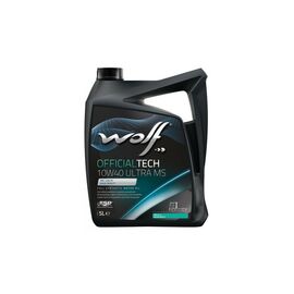 Моторное масло Wolf OFFICIALTECH 10W40 ULTRA MS 5л (8307317)