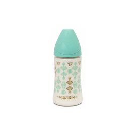 Бутылочка для кормления Suavinex Couture 270 мл зеленая (304149)