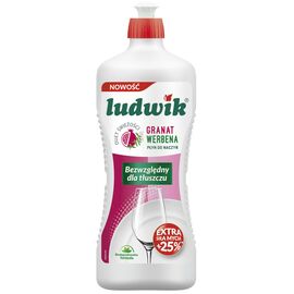 Засіб для ручного миття посуду Ludwik Гранат з вербеною 900 г (5900498028331)