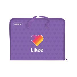Папка - портфель Kite A4 на молнии Likee, 1 отделение (LK22-202)