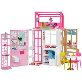 Игровой набор Barbie Портативный домик 2-этажный (HCD47)