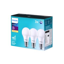 Лампочка Philips LEDBulb 9W (900lm) 3000K E27 3шт (929002299247)