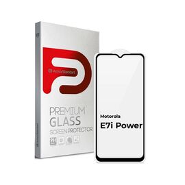 Стекло защитное Armorstandart Full Glue Motorola E7i Power Black (ARM65481)