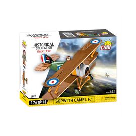 Конструктор Cobi Перша Світова Війна Літак Сопвич Кэмел F1, 176 деталей (COBI-2987)
