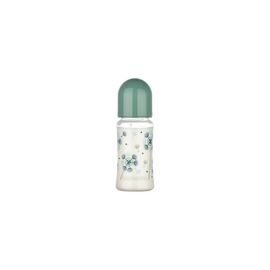 Пляшечка для годування Baby-Nova пластикова Decor Green 300 мл (3966382)