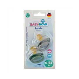 Пустушка Baby-Nova GreenGray 2 шт (3962035)