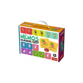 Настольная игра Trefl Мемо Классическое Двигайся и играй (Memos Classic&plus. Move and play) (02271)