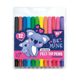 Фломастеры Yes Koala, 12 цветов (650468)