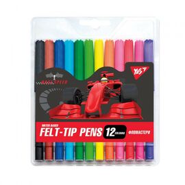 Фломастеры Yes Race legend, 12 цветов (650480)