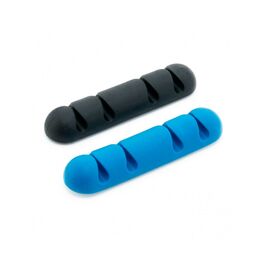 Держатель для кабеля Extradigital CC-957 Cable Clips, Black/Blue (KBC1700)