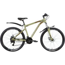 Велосипед Discovery 26" Trek AM DD рама-13" 2022 Dark Grey/Blue (OPS-DIS-26-470)