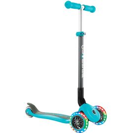 Самокат Globber Primo Foldable Lights бирюзовый (432-105-2)