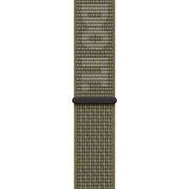 Ремешок для смарт-часов Apple 45mm Nike Sport Loop Sequoia/Pure Platinum (MPJ23ZM/A)