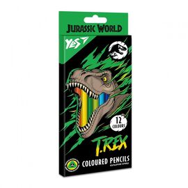 Олівці кольорові Yes Jurassic World 12 кольорів (290669)