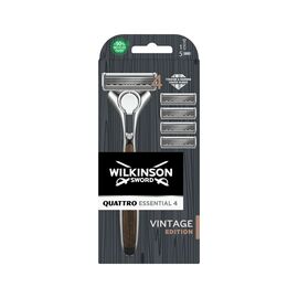 Бритва Wilkinson Sword Quattro Vintage Edition для мужчин с 4 картриджами (4027800205301)