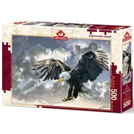 Пазл ART PUZZLE Чорно-білий (Білоголовий орлан), 500 елементів (4167)