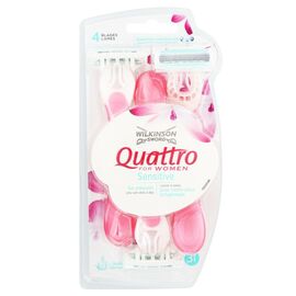 Бритва Wilkinson Sword Quattro for Women Sensitive 3 шт. (4027800108107)