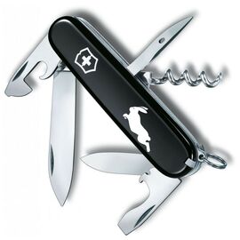 Нож Victorinox Spartan Zodiac Black "Шпаркий Кролик" (1.3603.3_Z2170u)