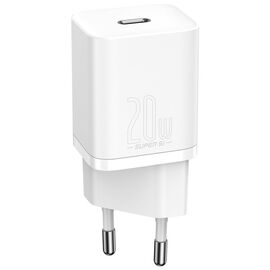 Зарядний пристрій Baseus Super Si Quick Charger 1C 20W EU White (CCSUP-B02)