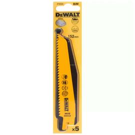 Полотно DeWALT пильное биметаллическое, быстрый пропил, 152 мм, 6 TPI, 5 шт (DT2359)