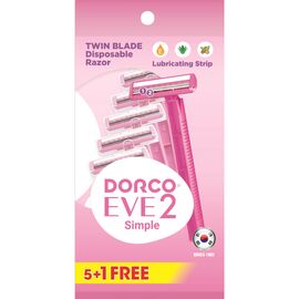 Бритва Dorco EVE 2 для женщин 2 лезвия 6 шт. (8801038599847)