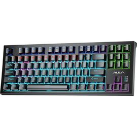 Клавиатура Aula F3032 Keycaps Plus 21 Dark Yellow Keys KRGD Red USB UA Black (6948391204673)