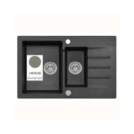 Мойка кухонная Axis Group Mojito 120 Moonlight grey 50 (11A.MO120.900.10/1.101.151.50)