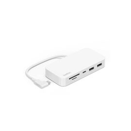 Порт-репликатор Belkin USB-C 6 in 1 Ethernet Multiport Dock with Mount (INC011BTWH)