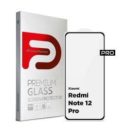 Скло захисне Armorstandart Pro Xiaomi Redmi Note 12 Pro / 12 Pro+ Black (ARM65172)