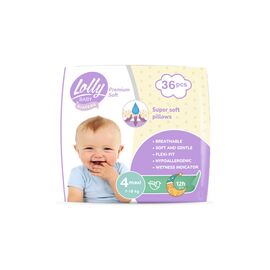 Підгузок Lolly Premium Soft 4 (7-18 кг) 36 шт (4820174981044)
