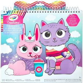 Набор для творчества Crayola Creations Pet Fashion Studio Раскраска с наклейками и трафар. 40 ст. (04-1173)