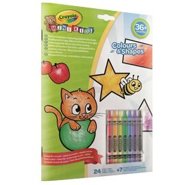 Набор для творчества Crayola Mini Kids Раскраска Цвета и формы 24 страницы (25-2727)