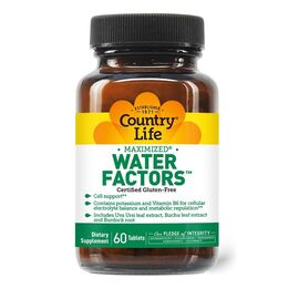 Витаминно-минеральный комплекс Country Life Баланс жидкости, Water Factors, 60 таблеток (CLF4985)