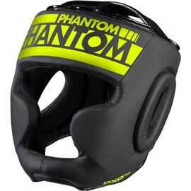 Боксерский шлем Phantom APEX Full Face Neon One Size Black/Yellow (PHHG2303)