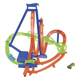 Автотрек Hot Wheels Гигантская петля Бешеные столкновения (HNL97)