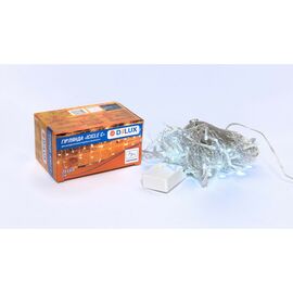 Гирлянда Delux ICICLE С 75LED 2х0.7 м белый/прозрачный IP20 (90017983)