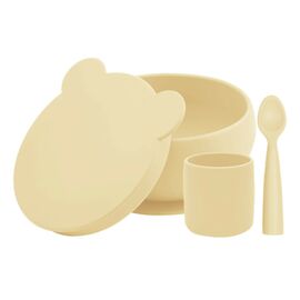 Набір дитячого посуду MinikOiOi BLW Set I - Mellow Yellow (101070054)
