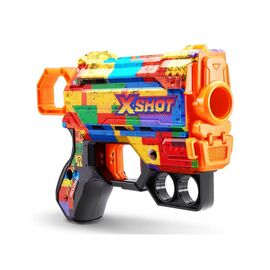 Игрушечное оружие Zuru X-Shot Быстрострельный бластер Skins Menace Striper (8 патронов) (36515N)