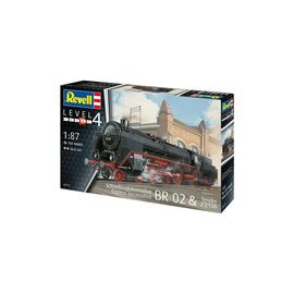 Збірна модель Revell Експрес локомотив BR02 з тендером 2'2'T30 рівень 4 масштаб 1:87 (RVL-02171)