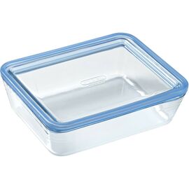 Форма для выпечки Pyrex Pure Glass прямокутна з кришкою 2.7 л (243A000/7044)