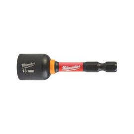 Головка магнитная Milwaukee 1/4", шестигранная, 13 мм Shockwave, ударопрочная (4932492443)