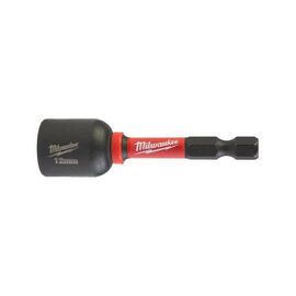 Головка магнітна Milwaukee 1/4", шестигранна, 12 мм Shockwave, ударостійка (4932492442)