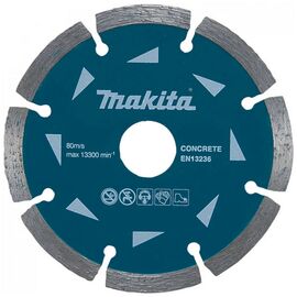 Круг відрізний Makita алмазний по бетону сегментний 230х22.23 мм (D-41610)