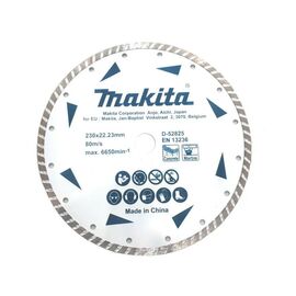 Круг відрізний Makita алмазний по бетону та мармуру турбо 230x22.23 мм (D-52825)