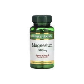 Витаминно-минеральный комплекс Nature's Bounty Магний, 500 мг, Magnesium, 100 каплет (NRT-05535)