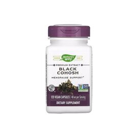 Травы Mason Natural Клопогон, 40 мг, Black Cohosh, Nature's Way, 120 вегетарианских капсул (NWY15353)