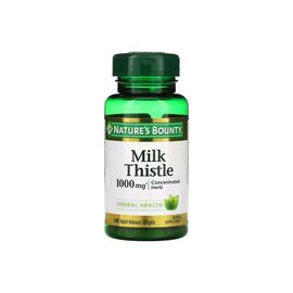 Трави Nature's Bounty Розторопша, 1000 мг, Milk Thistle, 50 гелевих капсул (NRT-01947)